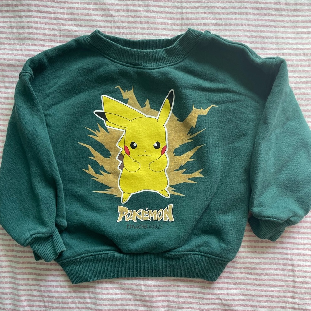 Green Pikachu Sweatshirt